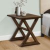 Accent End Table, Square, Transitional - Walnut - Image 3