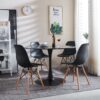 Dining Room, Living Room Chair, (Set of 2) - Black - Image 3