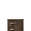 Elettra - Rustic Nightstand - Walnut - Image 3