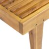 Nadine - Stylish Chaise Lounge Chair - Teak - Image 13