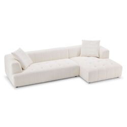 Kaynes - Right Sectional Sofa - Ivory