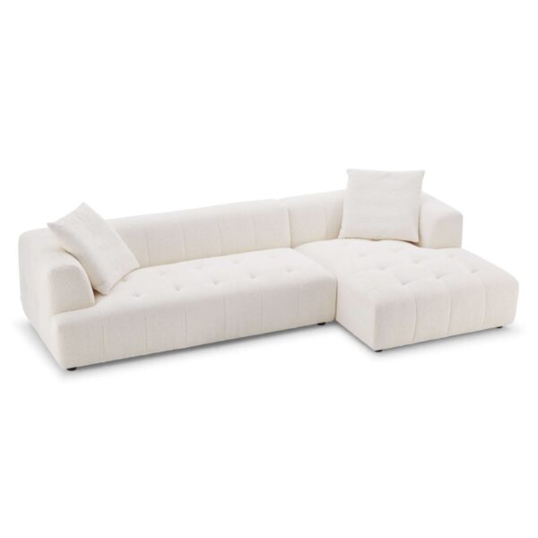 Kaynes - Right Sectional Sofa - Ivory