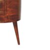 Odyssey - Tripod Bedside Table - Chestnut - Image 7