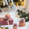 Christmas Ball Ornaments, Glass Decorative Hanging Ball Christmas Tree Ornaments For Holiday Party Decorations (Set of 6) - Brown - Image 6