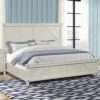 King Industrial Farmhouse Bed - White - Image 7