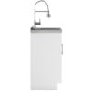 Hennessy - Deluxe Laundry Cabinet With Faucet And Stainless Steel Sink - White - Image 3