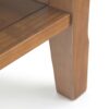 Acadian - Narrow Side Table - Light Golden Brown - Image 4