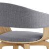 Lowell - Bentwood Dining Chair - Light Gray / Light Brown - Image 7