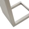 Aluminum Outdoor Side Table, C Shaped End Table, Outside Small Table For Patio - Silver - Image 16