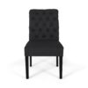 Broxton - Tuft Dining Rolltop Chairs With Button Tufted Backrest (Set of 2) - Dark Gray - Image 5