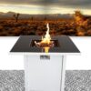 Propane / Gas Firepit Table - White - Image 4