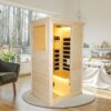 Single Person Spruce Far Infrared Sauna Hair - Natural - Image 2