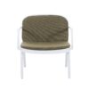 Luna - Outdoor Patio Pp 3 Pieces Chat Set Frame With Cushions Durable And Stylish Seating - Green / White - Image 5
