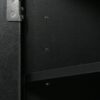 Triangle Bathroom Storage Cabinet With Adjustable Shelves, Freestanding Floor Cabinet For Home Kitchen - Black - Image 16