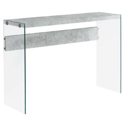 Accent Console Table For Entryway, Contemporary - Gray