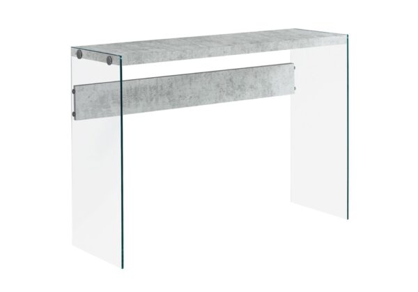 Accent Console Table For Entryway, Contemporary - Gray