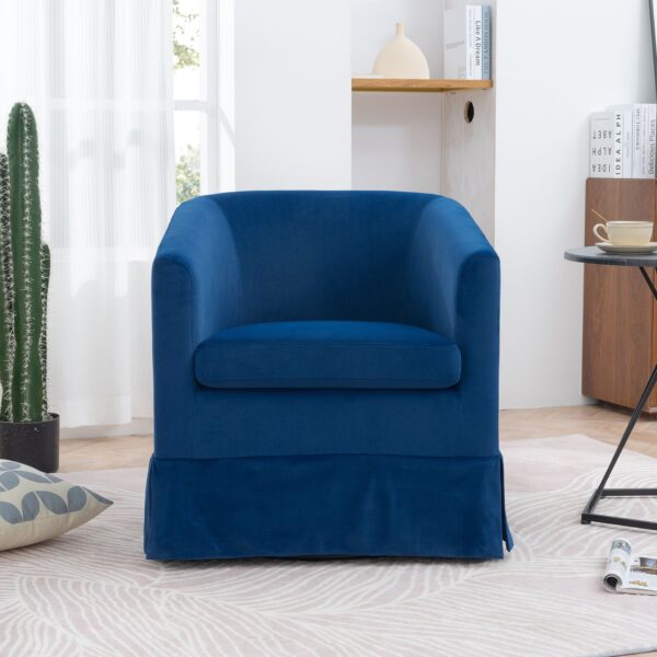 27.36" Wide Swivel Chair - Blue