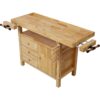 Wood Workbench For Garage Workshop And Home - Natural - Image 6