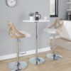 Elia - Contemporary Adjustable Bar Table - White - Image 4
