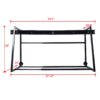 Heavy Duty Adjustable Garage Wall Multi-Tire Rack Storage - Black - Image 6