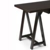 Sawhorse - Desk - Dark Chestnut Brown - Image 8