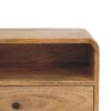 Avora - Wooden Wall Mounted Nightstand - Brown - Image 5