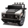 12V7A 30W*2 Four-Wheel Drive Leather Seat One Button Start, Forward And Backward, High And Low Speed, Music, Front Light, Power Display, Two Doors Can Open, 2.4G R / C, Seat Belt Four Wheel Absorber - White / Black - Image 4
