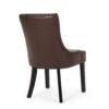 Cheney - Contemporary Dining Chair (Set of 2) With Tufted Diamond Stitching And Sloped Arms - Dark Brown - Image 8