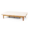 Outdoor Elegance Daybed With Convertible Design Cushion Frame - Beige - Image 8