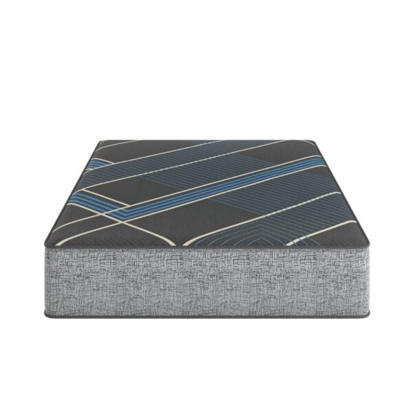 Tempagel - 13" King Plush Mattress With Cooling Support - Gray / Blue