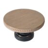 Wooden Display Stand With Beaded Trim - Black Brown - Image 5