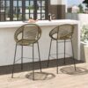 Ferrara - Outdoor Patio Barstool (Set of 2) - Green - Image 17