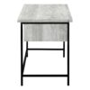 Computer Desk For Home Office, Laptop, Storage Drawers, Contemporary And Modern - Gray - Image 4
