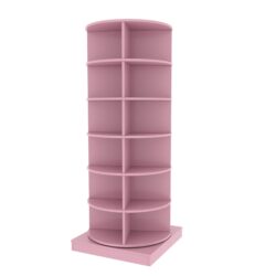 360 Rotating Shoe Cabinet 6 Layers - Pink