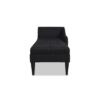 Harrison - Tufted Roll Arm Chaise Lounge - Jet Black - Image 5