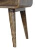 Curved Classic ed Nightstand - Gray Wash - Image 7
