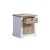 Autumn - Modern Night Stand With Charging Station With USB & Type-C, Drawer Slide Pre-Assembly, End Table With Drawers For Bedroom Living Room, Side Table For Bedroom - White Oak - Image 6