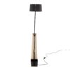 Robyn - Mid-Century Modern Floor Lamp - Natural / Black - Image 5