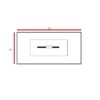 Outdoor Fire Pit Table With Lid - White - Image 5