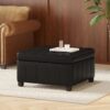 Storage Ottoman For Living Room, Bedroom - Black - Image 6