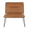 Casper - Industrial Chair - Black / Camel - Image 5