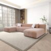 Audrey - U Shape Corner Sofa - Peach - Image 2