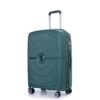 Expandable Hardshell Suitcase Double Spinner Wheels Pp Luggage Sets Lightweight Durable Suitcase With Tsa Lock, 3 Piece Set (20/24/28) - Green - Image 13