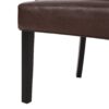Cheney - Contemporary Dining Chair (Set of 2) With Tufted Diamond Stitching And Sloped Arms - Dark Brown - Image 13