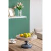 Wooden Display Stand With Beaded Trim - Black Brown - Image 4