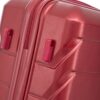 Set 3 Pieces 20" / 24" / 28" Abs Spinner Wheel Luggage, Matching Color, With Combination Lock - Wine Red - Image 14