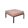 Rajni - Patio Set (1 Armed Chair, 1 Ottoman) - Pink - Image 2