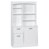 Bathroom Storage Cabinet With Tilt Out Hamper, Tall Free Standing Organizer With Drawers & Adjustable Shelves, Linen Tower With Steel Handles - White - Image 11