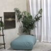 Kasper - Water Resistant Lounger Bean Bag With Foam Filling - Teal - Image 2