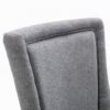 Ultra Side Dining Chair,Thickened Fabric Chairs With Neutrally Toned Solid Wood Legs, Bronze Nail Head (Set of 2) - Gray - Image 9